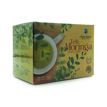 Global Herbs, Teh Moringa, 30 g x 20 pcs